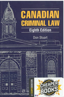 *PRE-ORDER, APPROX 4-6 BUSINESS DAYS* Canadian Criminal Law 8th Edition by Don Stuart 9780779897230 [ZZ]