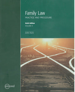 Family Law Practice and Procedure 6th Edition Volumes I and II by JoAnn Kurtz 9781774620342 (USED:VERYGOOD; minor highlights, writings) *144e