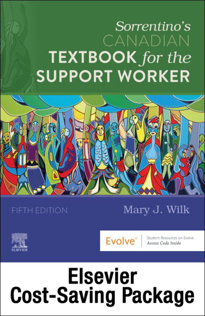 Sorrentino's Canadian Textbook for the Support Worker 5th Canadian edition + Workbook by Wilk PKG 9780323832038 *62d