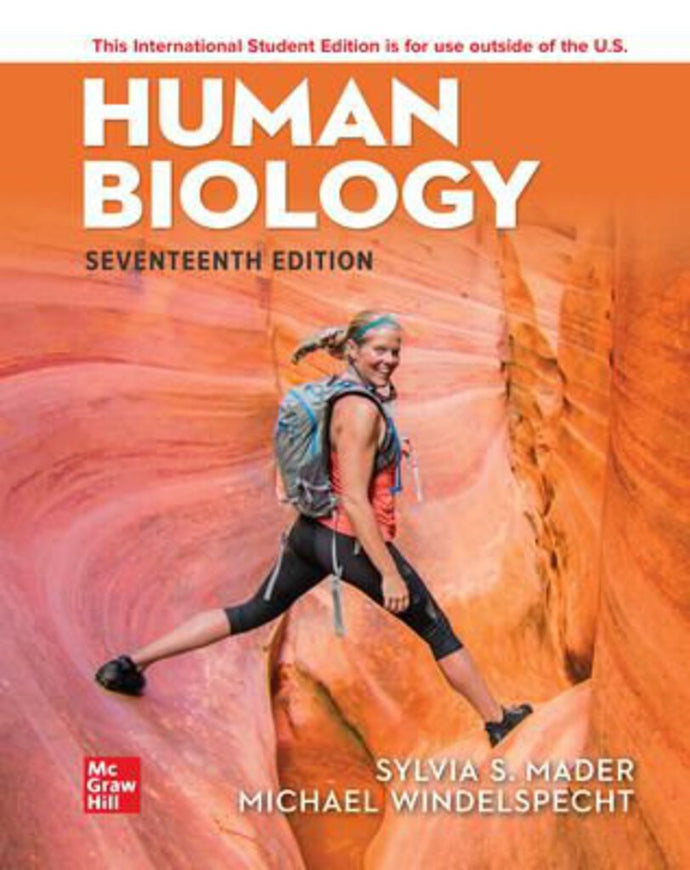 *PRE-ORDER, APPROX 7-10 BUSINESS DAYS* Human Biology 17th Edition +Connect By Sylvia S. Mader PKG 9781265514877 [ZZ]