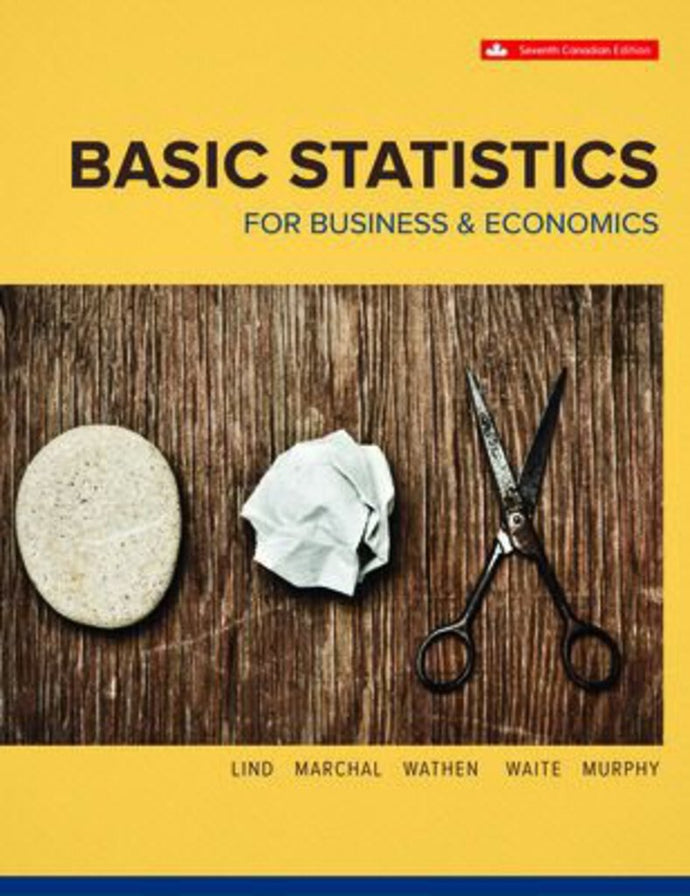 Basic Statistics For Business And Economics 7th Edition By Douglas A. Lind 9781260326963 *122F