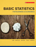 *PRE-ORDER, APPROX 7-10 BUSINESS DAYS* Basic Statistics For Business And Economics 7th Edition By Douglas A. Lind 9781260326963 *FINAL SALE* [ZZ]