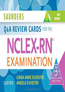 *PRE-ORDER, APPROX 2-3 BUSINESS DAYS* Saunders Q & A Review Cards for the NCLEX-RN® Examination 3rd edition by Linda Anne Silvestri 9780323414784