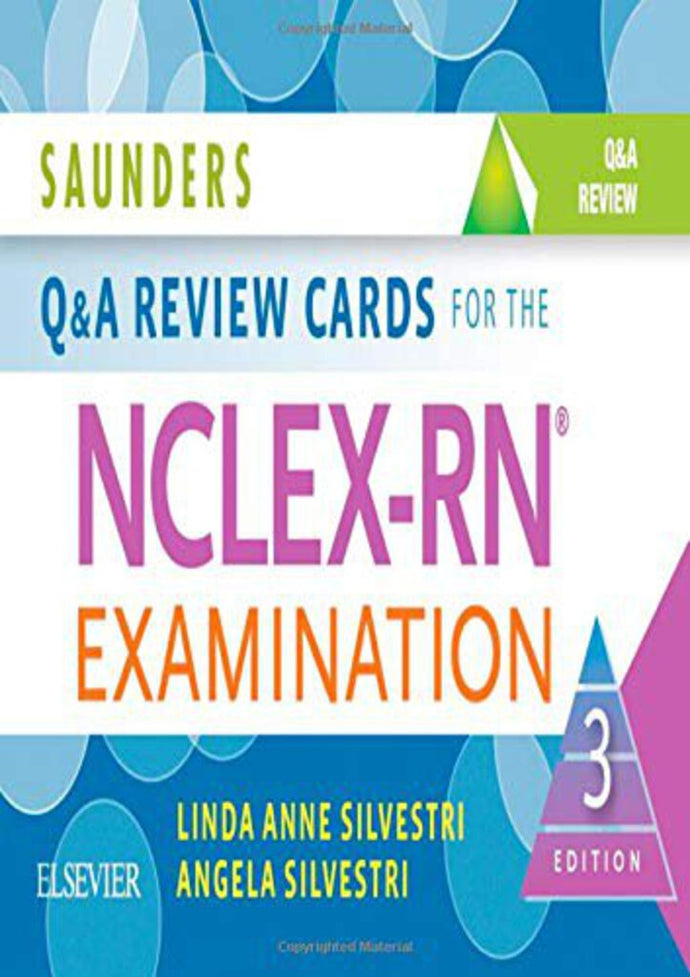 *PRE-ORDER, APPROX 2-3 BUSINESS DAYS* Saunders Q & A Review Cards for the NCLEX-RN® Examination 3rd edition by Linda Anne Silvestri 9780323414784