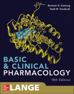 Basic and Clinical Pharmacology 15th Edition by Bertram G. Katzung 9781260452310 (USED:GOOD; cosmetic wear, minimal highlights/writing) *121e [ZZ]