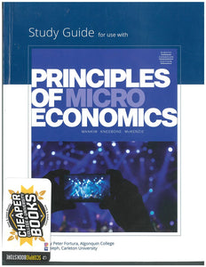 Principles of Microeconomics 8th Canadian edition STUDY GUIDE by Mankiw 9780176888091 (USED:VERYGOOD; minor markings) *13c