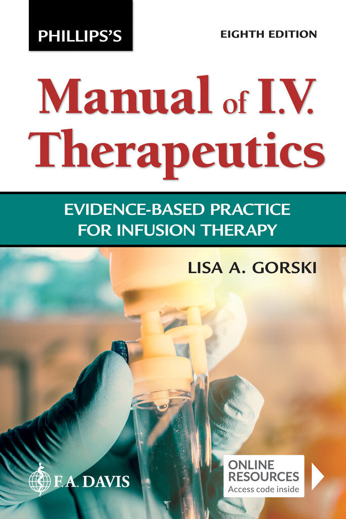 (LAST COPY) Phillips's Manual of I.V. Therapeutics 8th edition by Gorski 9781719646093 *78h