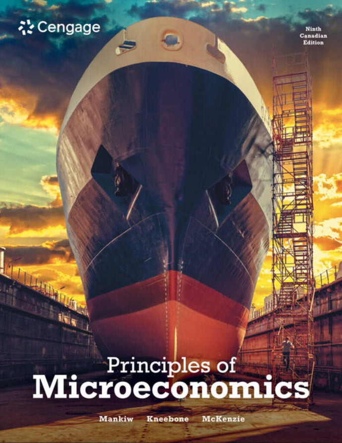 Principles of Microeconomics 9th Canadian edition + 12m Mindtap by Gregory Mankiw PKG 9781778416583 *22d