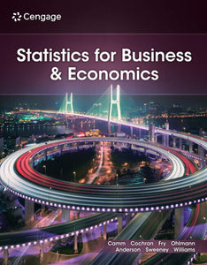 *PRE-ORDER, APPROX 4-6 BUSINESS DAYS* Statistics for Business and Economics 15th edition By Jeffrey D. Camm 9780357715857 *23b [ZZ]
