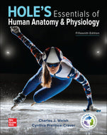 Hole's Essentials of Human Anatomy & Physiology 15th Edition by Charles Welsh 9781266235047 [ZZ] *119b