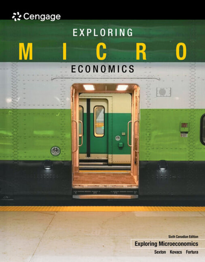 Exploring Microeconomics 6th Canadian edition +Mindtap12m By Robert L. Sexton PKG 9781778416613 *44a *SAN