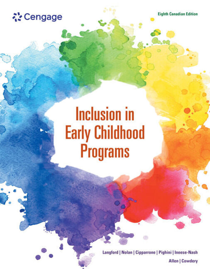 Inclusion in Early Childhood Programs 8th Edition by Rachel Langford 9781774747780 *32c *SAN [ZZ]