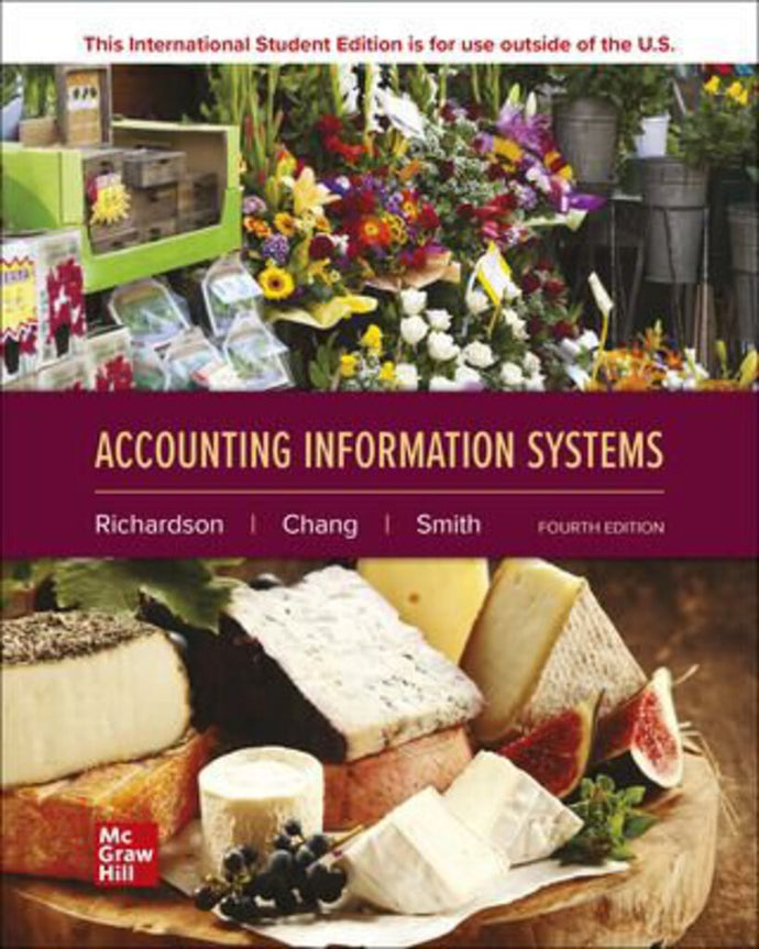 *PRE-ORDER, APPROX 7-10 BUSINESS DAYS* Accounting Information Systems 4th Edition By Vernon Richardson 9781266188350 [ZZ]
