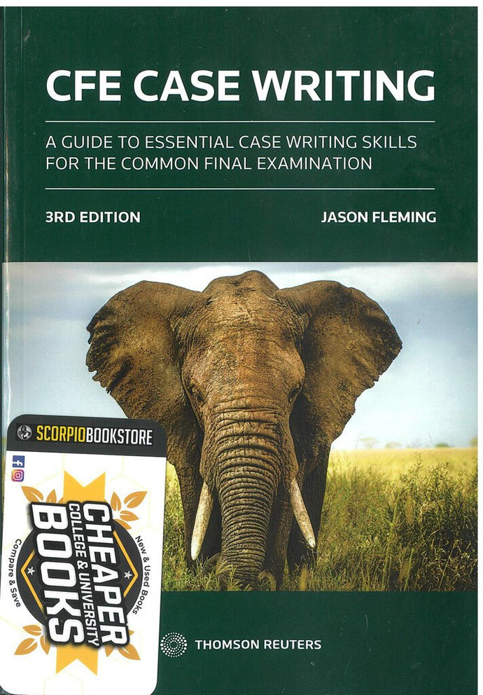 CFE Case Writing 3rd Edition by Jason Fleming 9781668703731 *NEW BOOK WITH COSMETIC DAMAGE* *85e [ZZ]