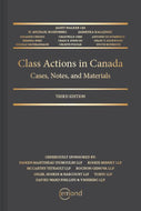 *PRE-ORDER, APPROX 2-3 BUSINESS DAYS* Class Actions in Canada Cases Notes and Materials 3rd Edition by Janet Walker 9781774625439
