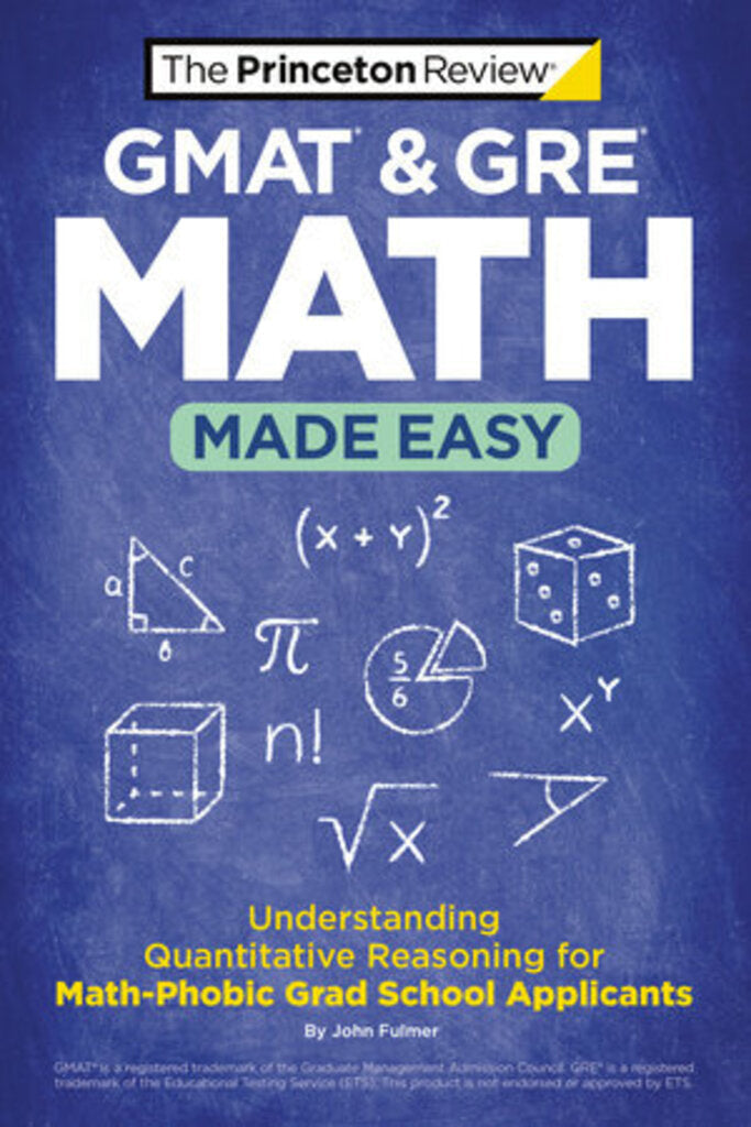*PRE-ORDER, APPROX 7 BUSINESS DAYS* GMAT and GRE Math Made Easy by The Princeton Review 9780593516560