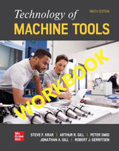 Load image into Gallery viewer, Technology Of Machine Tools 9th Edition + Student Workbook By Steve F. Krar Package 9781265854799 *120g [ZZ]
