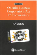Ontario Business Corporations Act & Commentary 2022/2023 by Fasken 9780433519027 (USED:VERYGOOD) *AVAILABLE FOR NEXT DAY PICK UP* *Z319