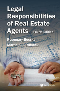 Legal Responsibilities of Real Estate Agents 4th Edition by Rosemary Bocska 9780433490340 (USED:ACCEPTABLE) *A42 [ZZ]