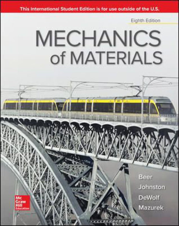Mechanics of Materials 8th edition by Ferdinand P. Beer 9781260569971 *SAN *122c [ZZ]