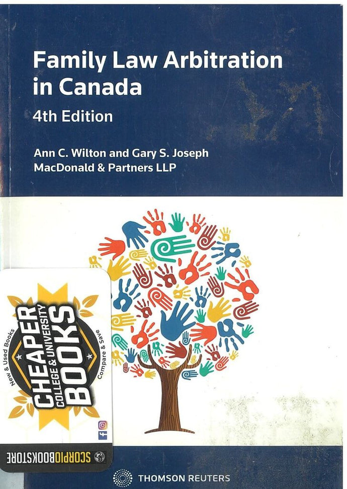 Family Law Arbitration in Canada 4th Edition by Ann C. Wilton 9780779892303 (USED:GOOD) *A27 [ZZ]