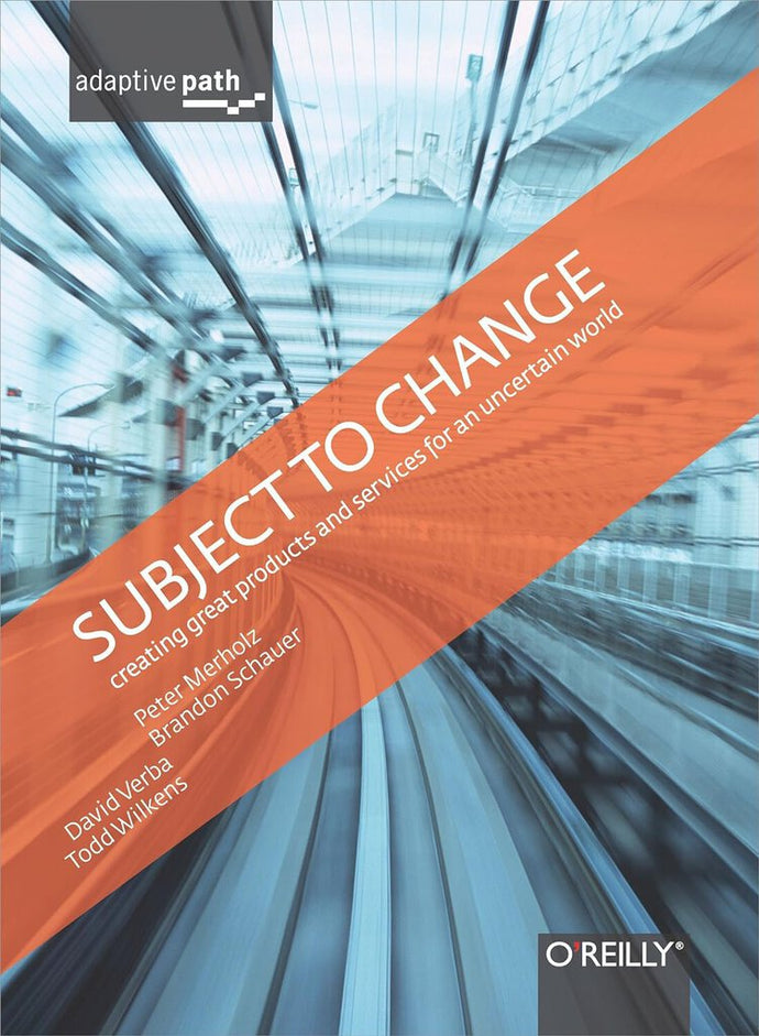 Subject To Change by Peter Merholz 9780596516833 (USED:GOOD) *D8