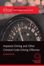 Load image into Gallery viewer, Impaired Driving and Other Criminal Code Driving Offences 2nd Edition 9781774623701 (USED:VERYGOOD; minor liquid damage back cover, black mark top, see pic) *131f [ZZ]

