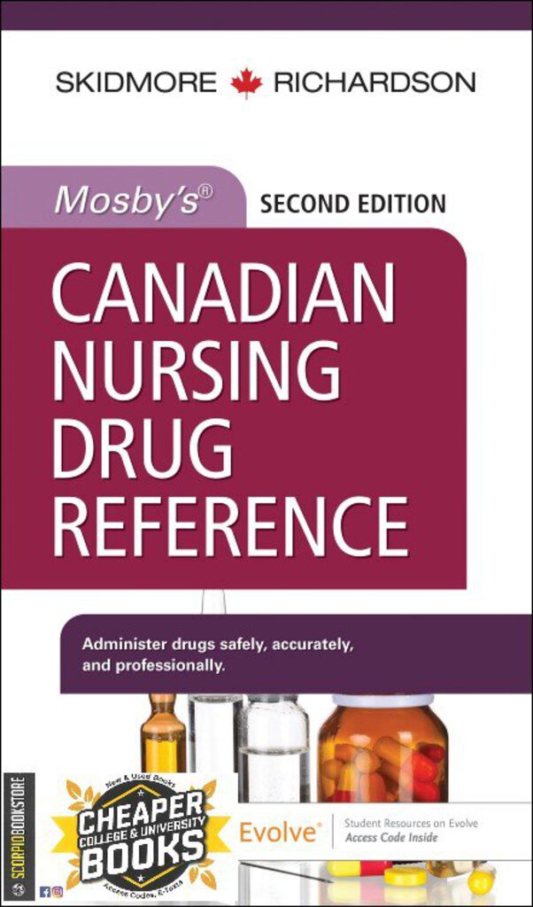 Mosby's Canadian Nursing Drug Reference 2nd edition by Linda Skidmore-Roth 9780323778930 *fr2 [ZZ]