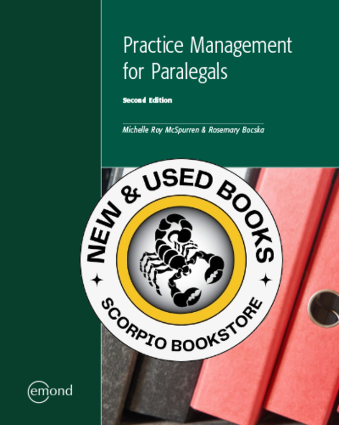 Practice Management for Paralegals 2nd Edition by Michelle Roy McSpurren 9781772559675 *133e [ZZ]