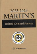 2023-2024 Martin's Related Criminal Statutes by Edward Greenspan 9781668714843 (USED:VERYGOOD) *129b [ZZ]