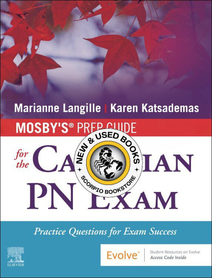 *PRE-ORDER, APPROX 2-4 BUSINESS DAYS* Mosby's Prep Guide for the Canadian PN Exam 1st edition by Marianne Langille 9780323759144 *61f