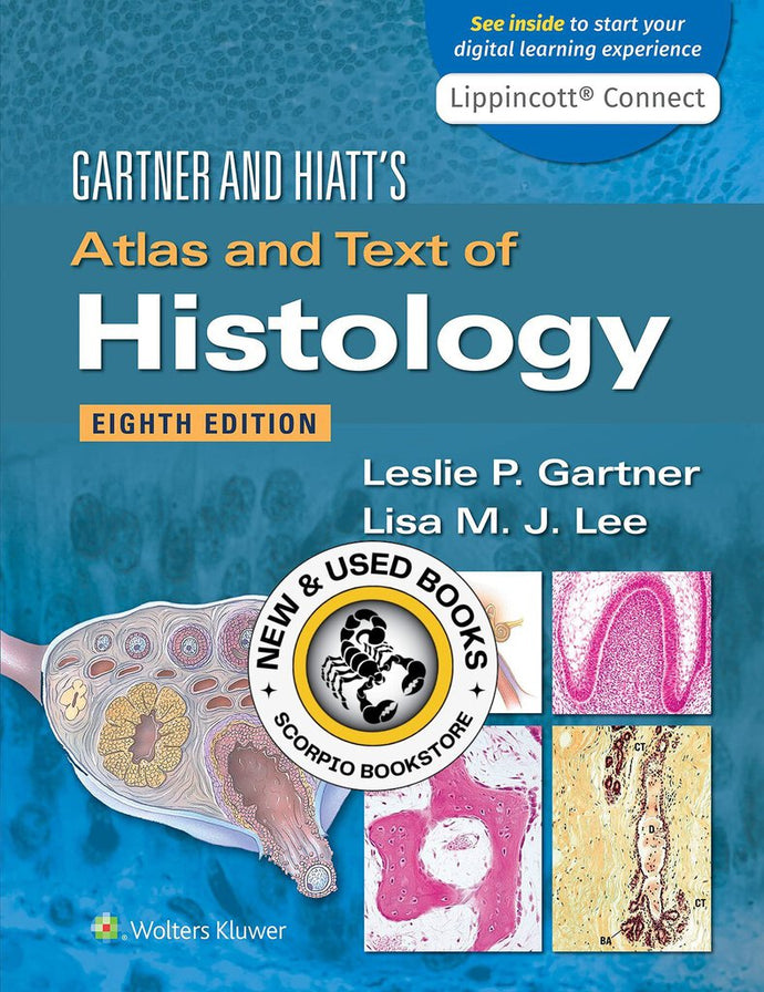 Gartner and Hiatt's Atlas and Text of Histology 8th Edition by Leslie P. Gartner 9781975164256 (USED:VERYGOOD) *AVAILABLE FOR NEXT DAY PICK UP* *Z501