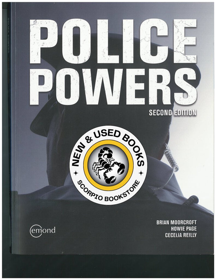 Police Powers 2nd edition by Moorcroft 9781772555141 *SPECIAL PRICING, FINAL SALE* *130b [ZZ]