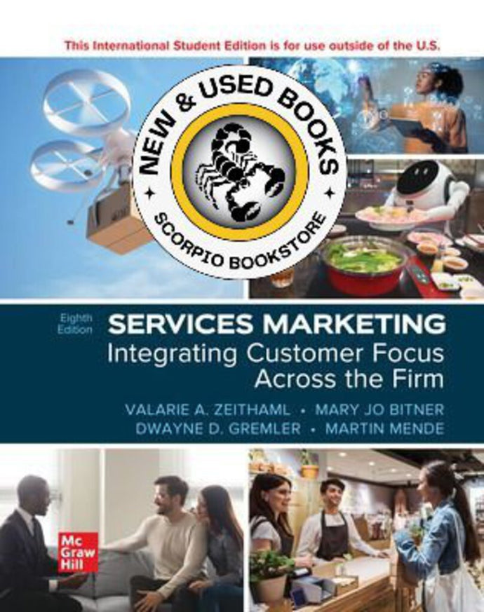 Service Marketing 8th edition by Valarie A. Zeithaml LOOSELEAF 9781260564167 *120c [ZZ]