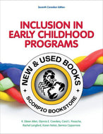 Inclusion in Early Childhood Programs 7th Canadian Edition by K. Eileen Allen 9780176841348 (USED:GOOD; highlights) *D16