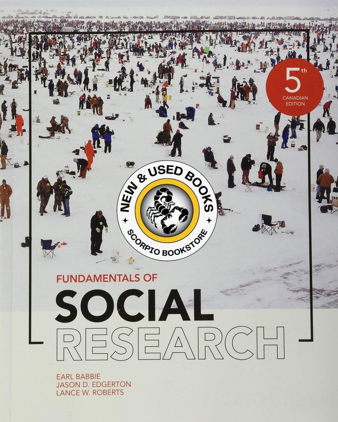 Fundamentals of Social Research 5th Canadian Edition by Earl Babbie 9780176895952 (USED:VERYGOOD) *14c