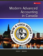 Load image into Gallery viewer, Modern Advanced Accounting in Canada 10th Edition by Herauf 9781260881295 (USED:ACCEPTABLE; dog ear top corner, minor markings) *128h [ZZ]
