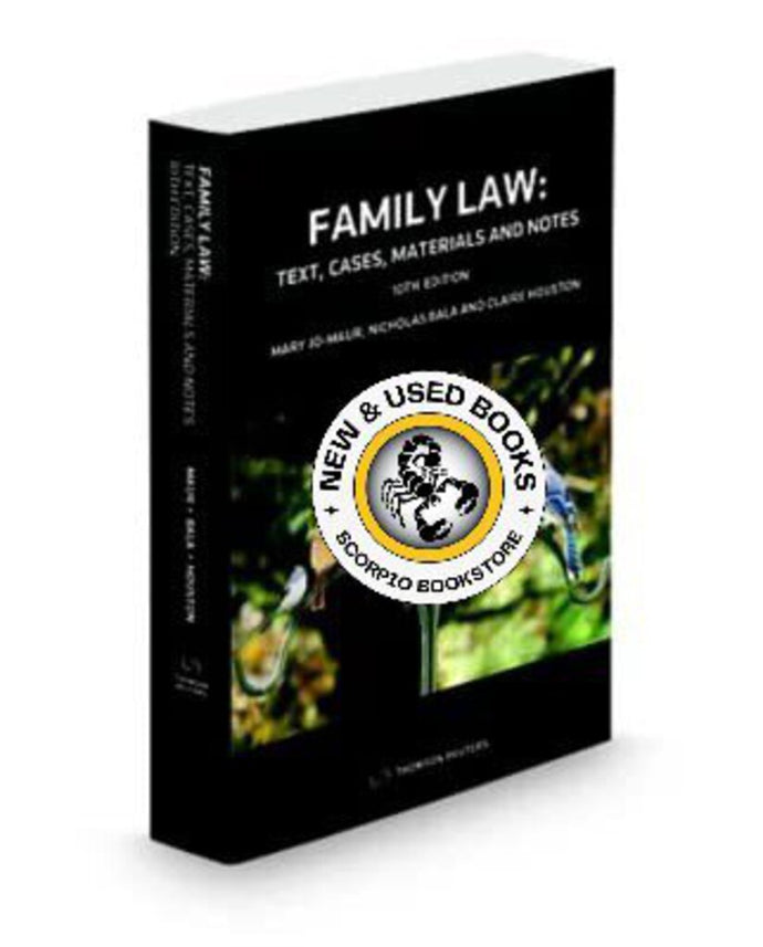 Family Law Text Cases Materials and Notes 10th Edition +Proview by Mary-Jo Maur STUDENT EDITION 9780779898886 (NEW BOOK; COSMETIC DAMAGE, back cover bent) *FINAL SALE* *84h