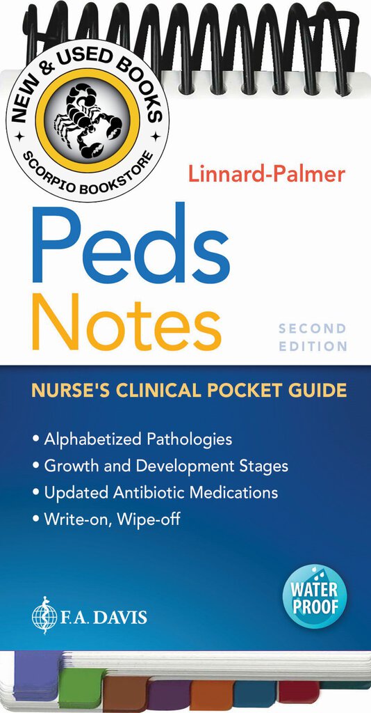*PRE-ORDER, APPROX 2-3 BUSINESS DAYS* Peds Notes: Nurse's Clinical Pocket Guide 2nd edition by Luanne Linnard-Palmer 9780803675940