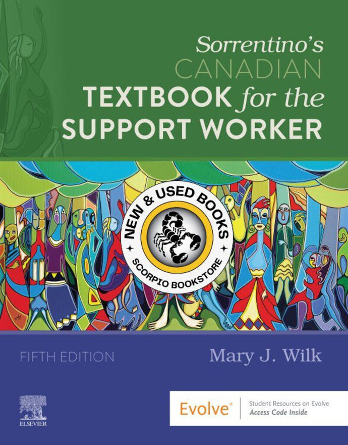 Sorrentino's Canadian Textbook for the Support Worker 5th Canadian edition + Workbook by Wilk PKG 9780323832038 *62d