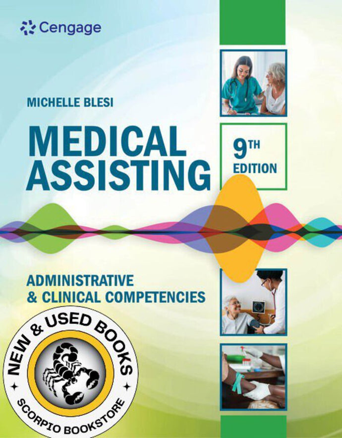 *PRE-ORDER, APPROX 4-6 BUSINESS DAYS* Medical Assisting 9th edition + MindTap (4 terms) by Michelle Blesi PKG 9780357536681