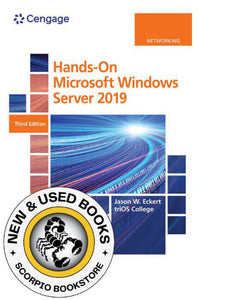 *PRE-ORDER, APPROX 4-6 BUSINESS DAYS* Hands-On Microsoft® Windows® Server 2019 + MindTap, 2 terms Printed Access Card By Jason Eckert 9780357477496