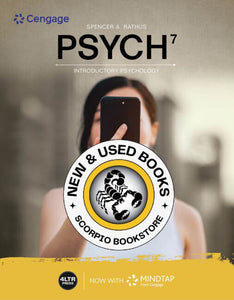 *PRE-ORDER, APPROX 4-6 BUSINESS DAYS* PSYCH 7th edition By Spencer A. Rathus 9780357432921 *31a
