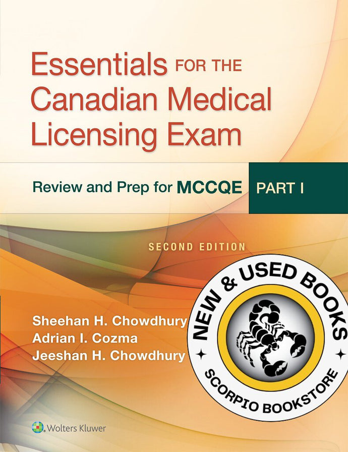 *PRE-ORDER, APPROX 2-3 BUSINESS DAYS* Essentials for the Canadian Medical Licensing Exam 2nd edition by Jeeshan Chowdhury 9781451186888