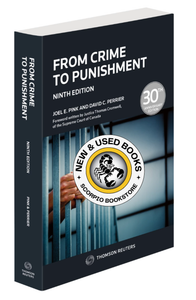 *PRE-ORDER, APPROX 4-6 BUSINESS DAYS* From Crime to Punishment 9th Edition by Joel Pink 9780779897070 *86a