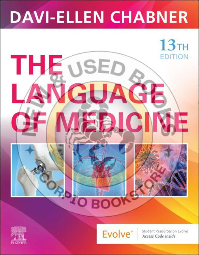*PRE-ORDER, PENDING RESTOCK* The Language of Medicine 13th Edition by Davi-Ellen Chabner 9780443107795 *74h [ZZ]