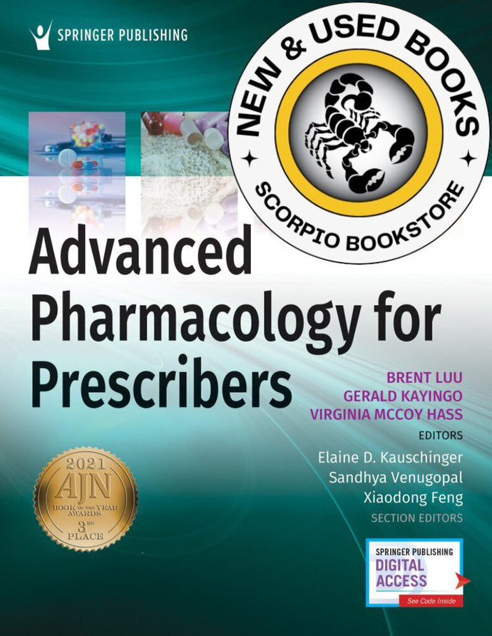 *PRE-ORDER, APPROX 2-3 BUSINESS DAYS* Advanced Pharmacology for Prescribers by Brent Luu 9780826195463