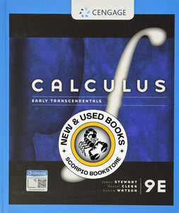 *PRE-ORDER, APPROX 4-6 BUSINESS DAYS* Calculus 9th Edition by James Stewart 9781337613927