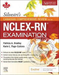Elsevier's Canadian Comprehensive Review for the NCLEX-RN Examination 2nd Edition by Linda Anne Silvestri 9780323709385 (USED:ACCEPTABLE; shows wear; stain on bottom corner on spine) *AVAILABLE FOR NEXT DAY PICK UP* Z302 [ZZ]