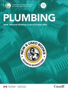 *PRE-ORDER, APPROX 2-3 BUSINESS DAYS* National Plumbing Code of Canada 2020 (PAPERBACK) *FINAL SALE* *38c